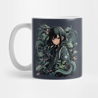 Japanese Anime Girl Dragons Mug